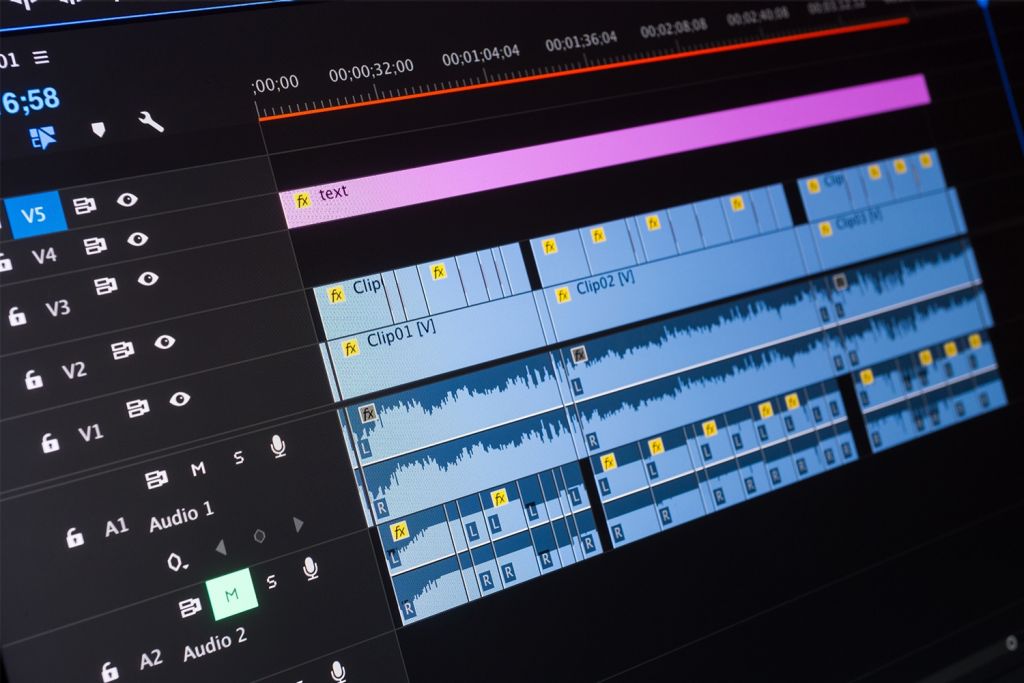 Édition vidéo sur un ordinateur