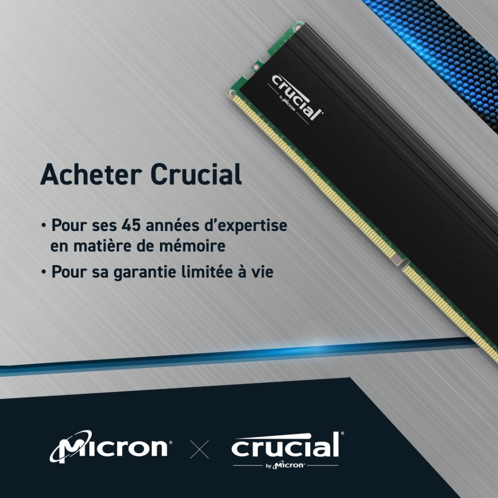 Crucial Pro 32GB Kit (2x16GB) DDR4-3200 UDIMM- view 6