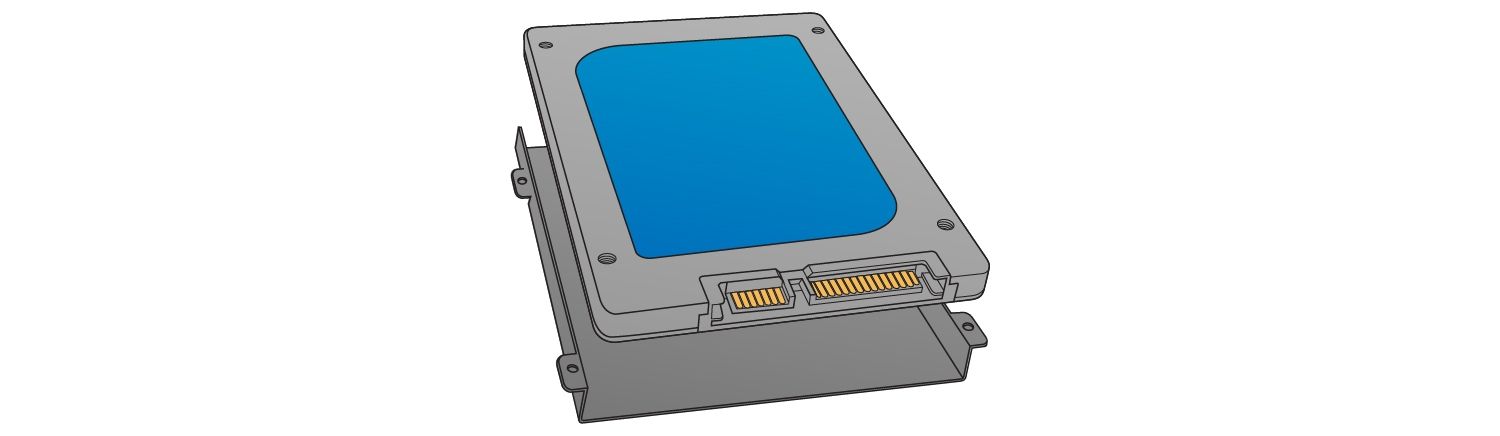 Localisez la baie de stockage pour installer le SSD.