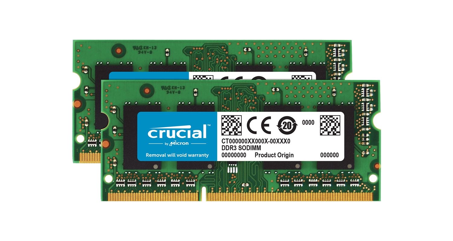 Mémoire pour ordinateurs portables Crucial